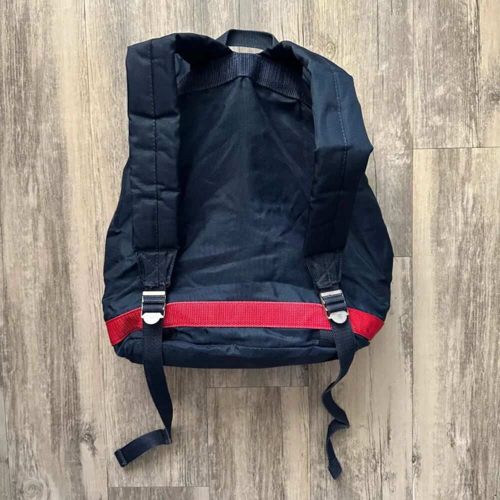 Vintage 90s Tommy Hilfiger Lion Crest Flag Backpack Sack - Picture 13 of 15